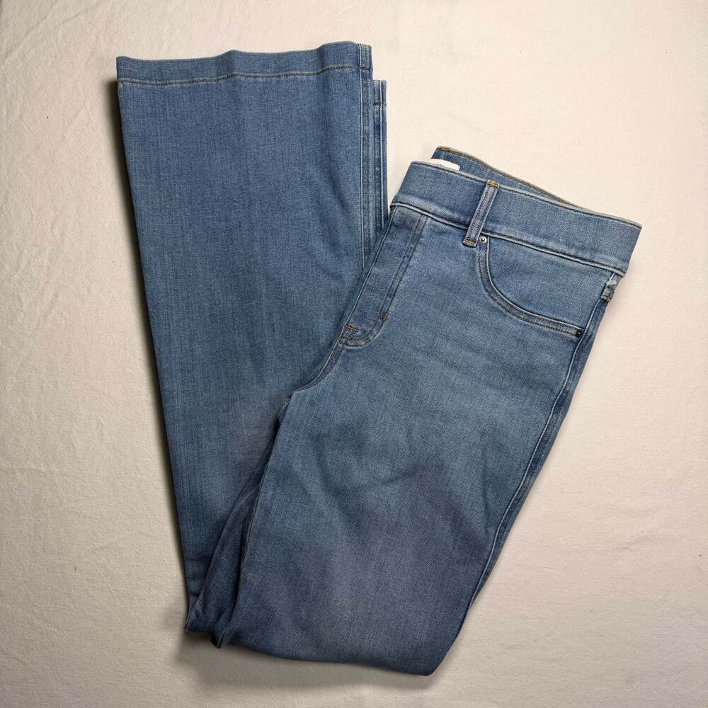Spanx - Kick Flare Jeans, Vintage Indigo Women’s Size L Pull On